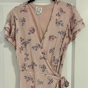 Blush Colored Floral Dress